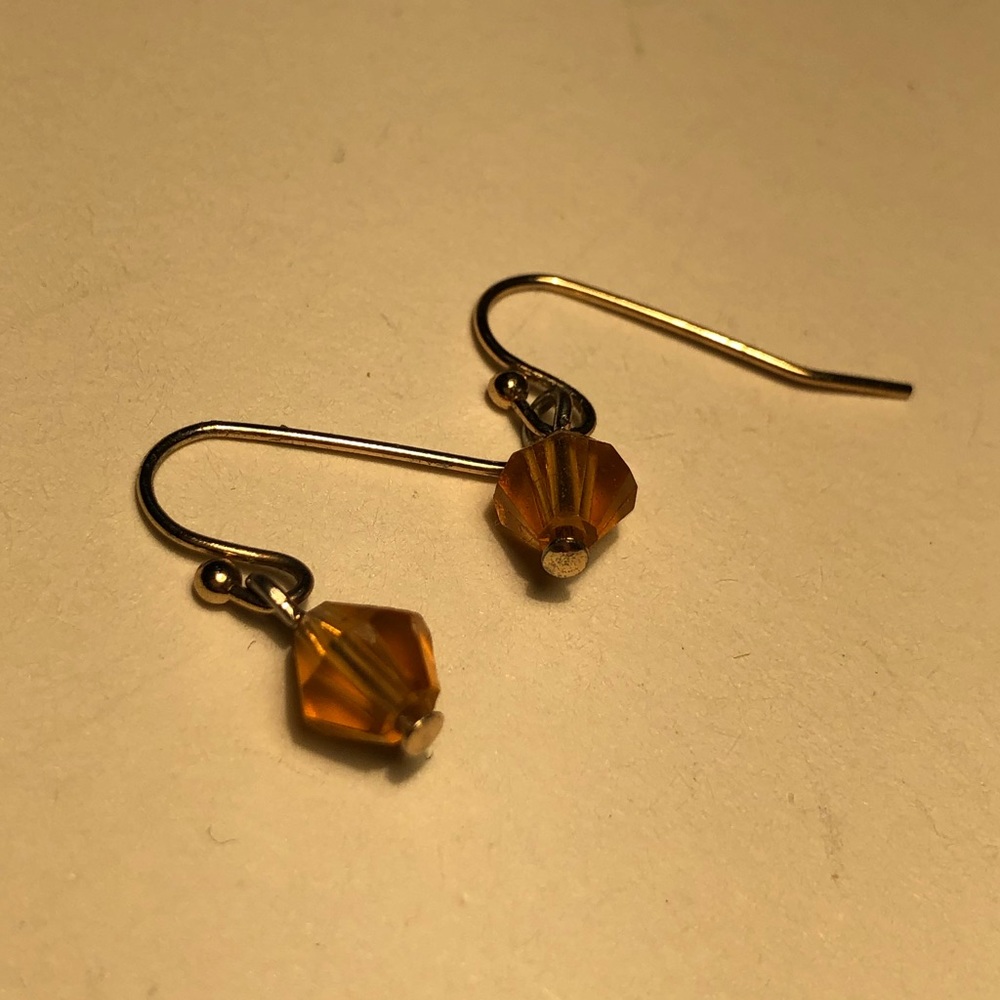 Orange earrings